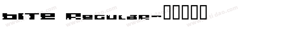 BITE Regular字体转换